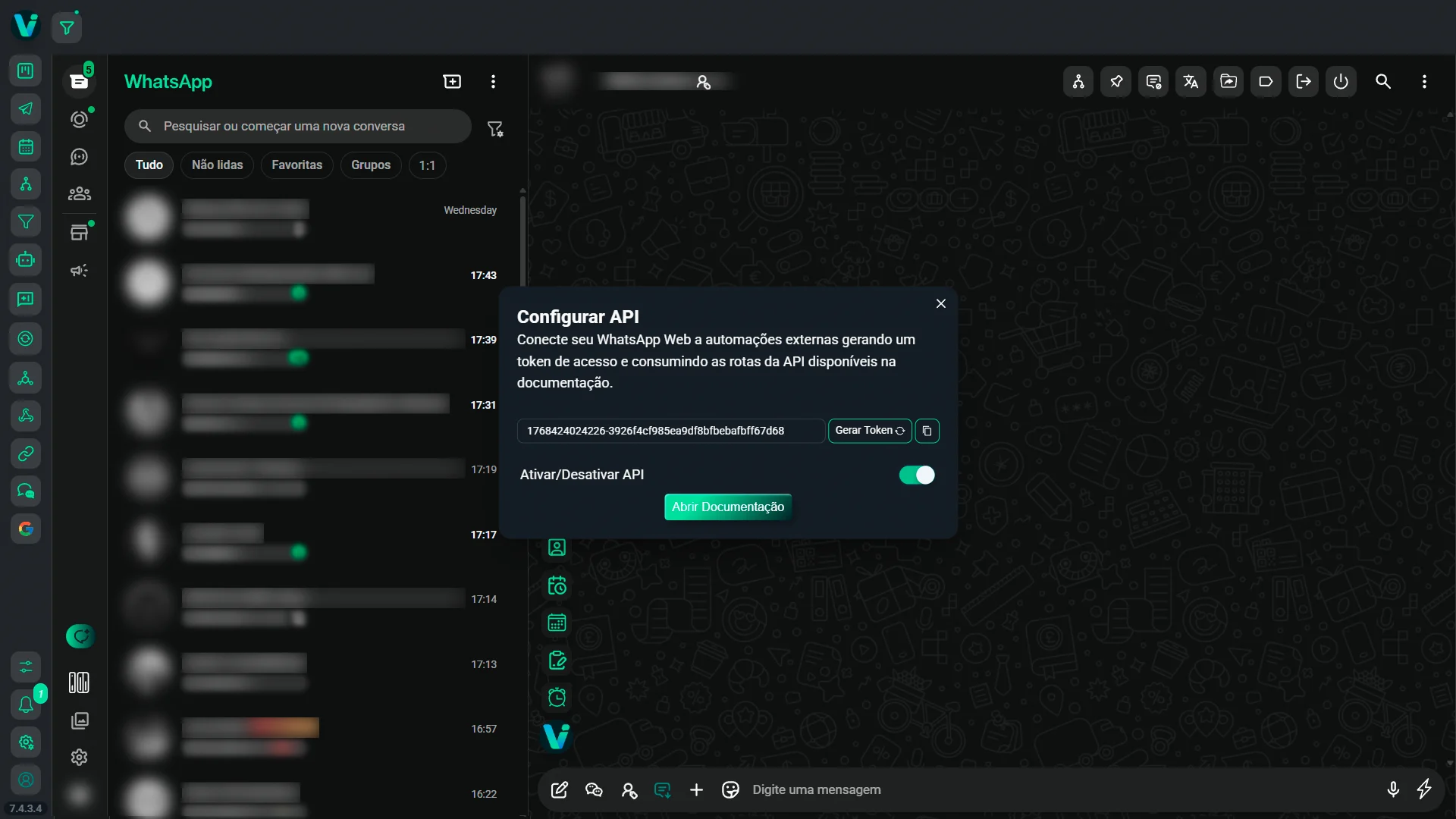 API de integração